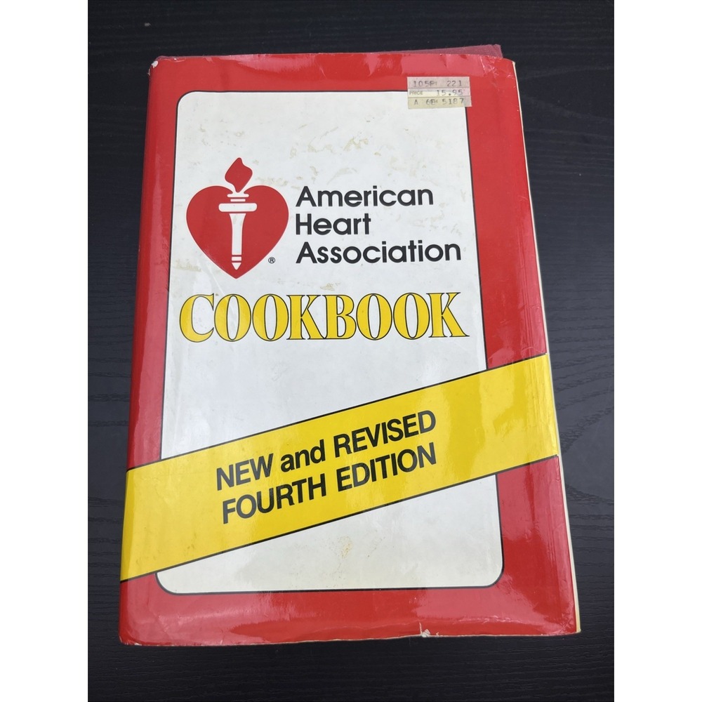 American Heart‎ Association Cookbook 4th Edition Vintage Healthy Recipes Book